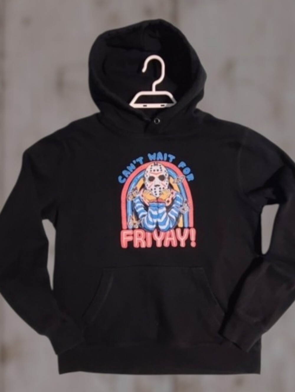 Friday the 13th Jason Friyay Horror Hoodie L